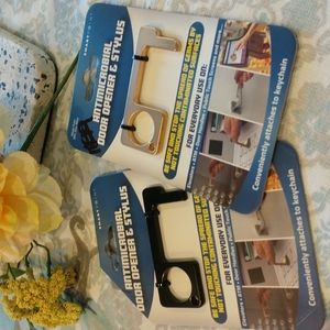 5 For 25.00/ 2 pack NWT door openers,metal